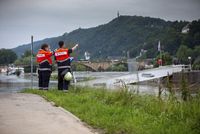 Malteser im Hochwasser-Einsatz. Foto: Thomas Häfner/Malteser